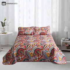 Bohemian Elegant Quilted Bedding Set(3PCS)