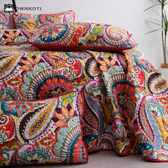 Bohemian Elegant Quilted Bedding Set(3PCS)