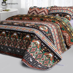 Bohemian Quilted Breathable Soft Bedding Set(3PCS)