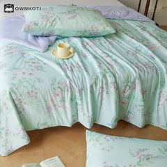 Cooling Fiber Pastoral Soft Breathable Quilt