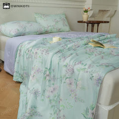 Cooling Fiber Pastoral Soft Breathable Quilt