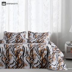 Vintage Quilted Breathable Soft Bedding Set(3PCS)