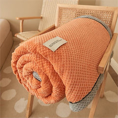 Solid Color Soft Fleece Blanket