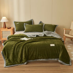 Solid Color Soft Fleece Blanket